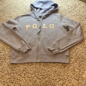 RALPH LAUREN SPORT XS Unisex Blue Logo Jacket